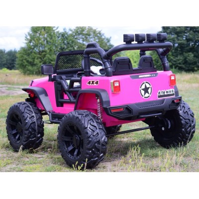 JEEP NA AKUMULATOR BROTHERS , WSPOMAGANIE KIEROWNICY, MIĘKKIE KOŁA, MIĘKKIE SIEDZENIE 24V - 400W/JEEP-JC-666