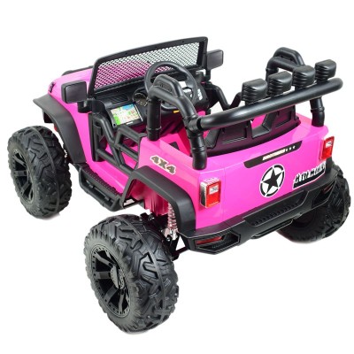 JEEP NA AKUMULATOR BROTHERS , WSPOMAGANIE KIEROWNICY, MIĘKKIE KOŁA, MIĘKKIE SIEDZENIE 24V - 400W/JEEP-JC-666