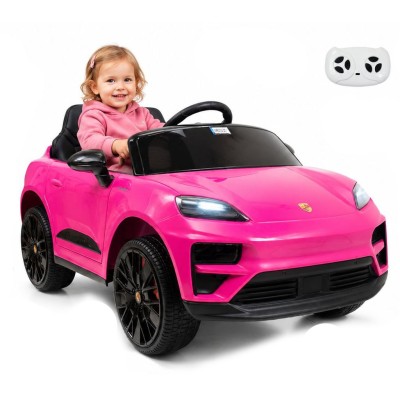 Oryginalne Porsche Macan na akumulator dla dziewczynki różowe/DK666