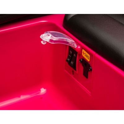 Oryginalne Porsche Macan na akumulator dla dziewczynki różowe/DK666