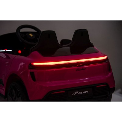 Oryginalne Porsche Macan na akumulator dla dziewczynki różowe/DK666