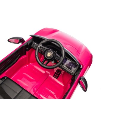 Oryginalne Porsche Macan na akumulator dla dziewczynki różowe/DK666