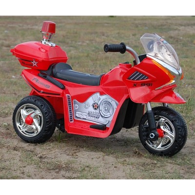 MOTOR, MOTOREK POLICYJNY Z KOGUTEM/WXE368