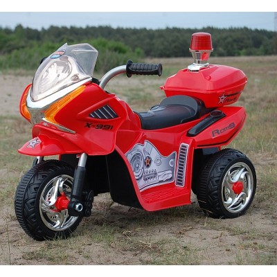 MOTOR, MOTOREK POLICYJNY Z KOGUTEM/WXE368