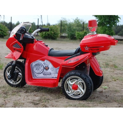 MOTOR, MOTOREK POLICYJNY Z KOGUTEM/WXE368