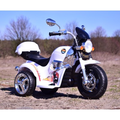 MOTOR CHOPPER  STRIKE Z  KUFERKIEM, KOGUTEM I POLICYJNYMI DŹWIĘKAMI/TR1508B
