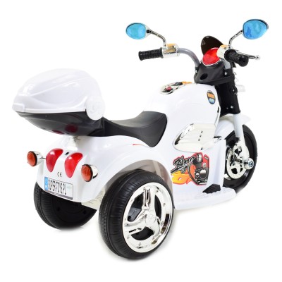 MOTOR CHOPPER  STRIKE Z  KUFERKIEM, KOGUTEM I POLICYJNYMI DŹWIĘKAMI/TR1508B