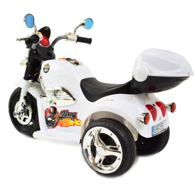 MOTOR CHOPPER  STRIKE Z  KUFERKIEM, KOGUTEM I POLICYJNYMI DŹWIĘKAMI/TR1508B