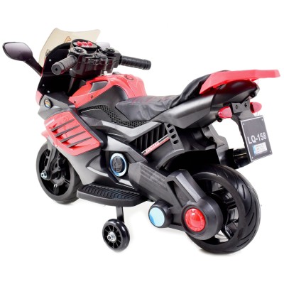 MOTOR ŚCIGACZ POWER 158 - PIERWSZY MOTOREK DLA DZIECKA, MIĘKKIE SIEDZENIE, MIĘKKIE KOŁA EVA/LQ158