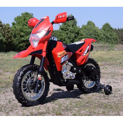 NAJNOWSZY MOTOR CROSSOWY FORCE II, ŚWIATŁA, DŹWIĘKI,DŻWIĘKI POLICYJNE/BDM0912