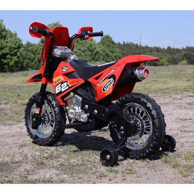 NAJNOWSZY MOTOR CROSSOWY FORCE II, ŚWIATŁA, DŹWIĘKI,DŻWIĘKI POLICYJNE/BDM0912