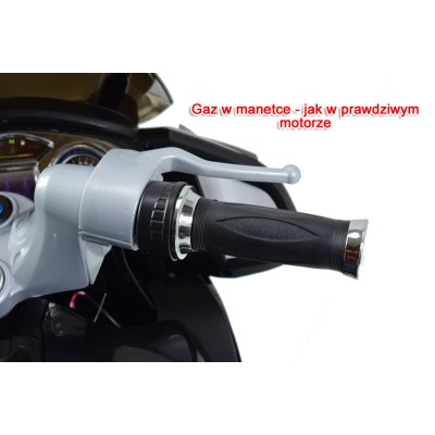 NAJWIĘKSZY SUPER SZYBKI MOTOR ŚCIGACZ 118, MIĘKKIE KOŁA, MIĘKKIE SIEDZENIE, GAZ W RĄCZCE, HAMULEC /HZB118