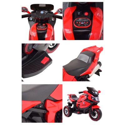 DUŻY MOTOR ŚCIGACZ  STRONG 2 EXCLUSIVE, ŚWIECĄCE KOŁA/DLX518