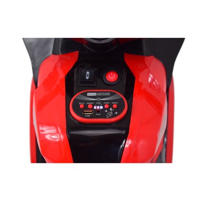 DUŻY MOTOR ŚCIGACZ  STRONG 2 EXCLUSIVE, ŚWIECĄCE KOŁA/DLX518