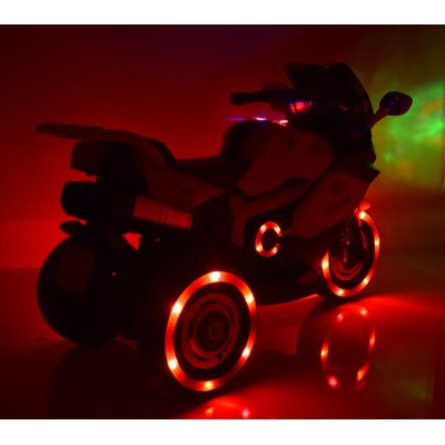 DUŻY MOTOR ŚCIGACZ  STRONG 2 EXCLUSIVE, ŚWIECĄCE KOŁA/DLX518