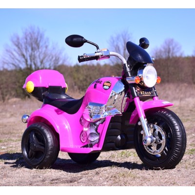 MOTOR CHOPPER  STRIKE Z  KUFERKIEM, KOGUTEM I POLICYJNYMI DŹWIĘKAMI/TR1508B