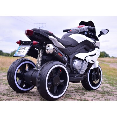 DUŻY MOTOR ŚCIGACZ  STRONG 2 EXCLUSIVE, ŚWIECĄCE KOŁA/HLX2018