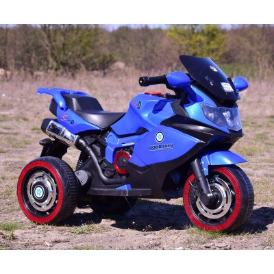 DUŻY MOTOR ŚCIGACZ  STRONG 2 EXCLUSIVE, ŚWIECĄCE KOŁA/DLX518