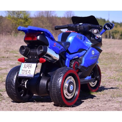 DUŻY MOTOR ŚCIGACZ  STRONG 2 EXCLUSIVE, ŚWIECĄCE KOŁA/DLX518