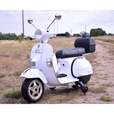 ORYGINALNA VESPA PX150, MIĘKKIE KOŁA, MIĘKKIE SIEDZENIE, KUFEREK/PX150