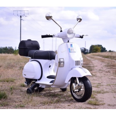 ORYGINALNA VESPA PX150, MIĘKKIE KOŁA, MIĘKKIE SIEDZENIE, KUFEREK/PX150