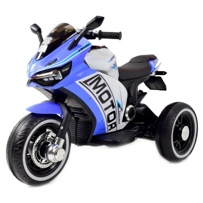 DUŻY MOTOR ŚCIGACZ  STRONG 2 EXCLUSIVE, ŚWIECĄCE KOŁA, 3 KOŁOWY/HT6188