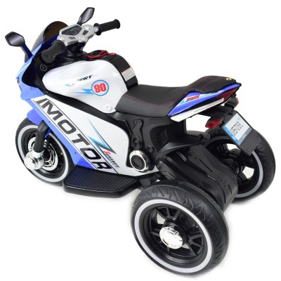 DUŻY MOTOR ŚCIGACZ  STRONG 2 EXCLUSIVE, ŚWIECĄCE KOŁA, 3 KOŁOWY/HT6188