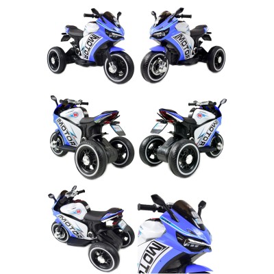DUŻY MOTOR ŚCIGACZ  STRONG 2 EXCLUSIVE, ŚWIECĄCE KOŁA, 3 KOŁOWY/HT6188
