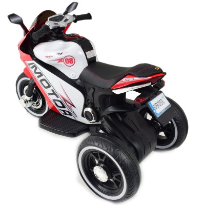 DUŻY MOTOR ŚCIGACZ  STRONG 2 EXCLUSIVE, ŚWIECĄCE KOŁA, 3 KOŁOWY/HT6188