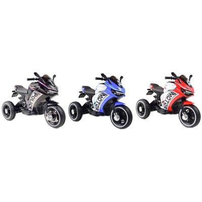 DUŻY MOTOR ŚCIGACZ  STRONG 2 EXCLUSIVE, ŚWIECĄCE KOŁA, 3 KOŁOWY/HT6188