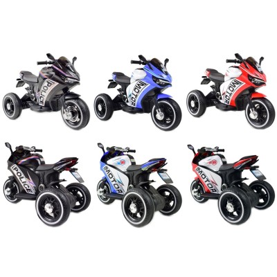 DUŻY MOTOR ŚCIGACZ  STRONG 2 EXCLUSIVE, ŚWIECĄCE KOŁA, 3 KOŁOWY/HT6188