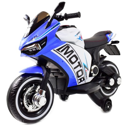 DUŻY MOTOR ŚCIGACZ  STRONG 2 EXCLUSIVE, ŚWIECĄCE KOŁA, 2 KOŁOWY/HT6188-2
