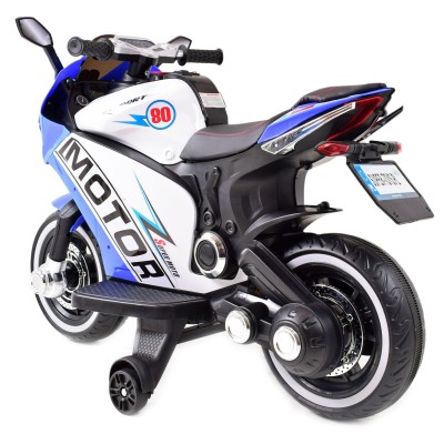 DUŻY MOTOR ŚCIGACZ  STRONG 2 EXCLUSIVE, ŚWIECĄCE KOŁA, 2 KOŁOWY/HT6188-2