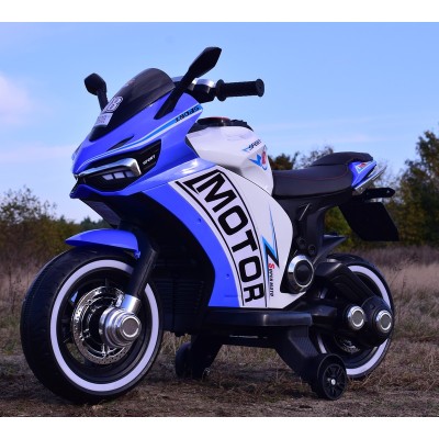DUŻY MOTOR ŚCIGACZ  STRONG 2 EXCLUSIVE, ŚWIECĄCE KOŁA, 2 KOŁOWY/HT6188-2
