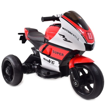 DUŻY MOTOR ŚCIGACZ  STRONG 2 EXCLUSIVE, ŚWIECĄCE KOŁA, 3 KOŁOWY/HT5188