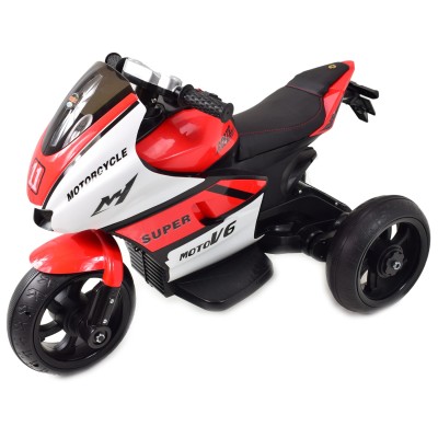 DUŻY MOTOR ŚCIGACZ  STRONG 2 EXCLUSIVE, ŚWIECĄCE KOŁA, 3 KOŁOWY/HT5188