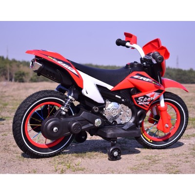NAJNOWSZY MOTOR CROSSOWY CRF, POMPOWANE KOŁA, PANEL, DŹWIĘK, 2 SILNIKI /6186