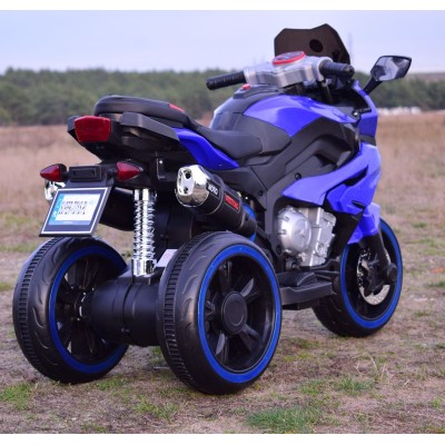 DUŻY MOTOR ŚCIGACZ  STRONG 2 EXCLUSIVE, ŚWIECĄCE KOŁA/HLX2018