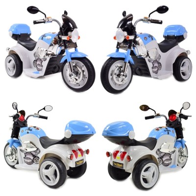 MOTOR CHOPPER  STRIKE Z  KUFERKIEM, KOGUTEM I POLICYJNYMI DŹWIĘKAMI/TR1508B