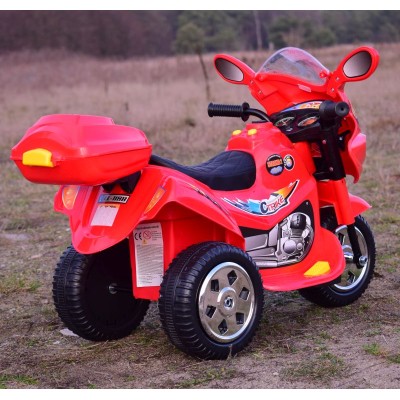 Motorek  dla maluszka, dźwięki, światła, miękkie siedzenie/LL1188