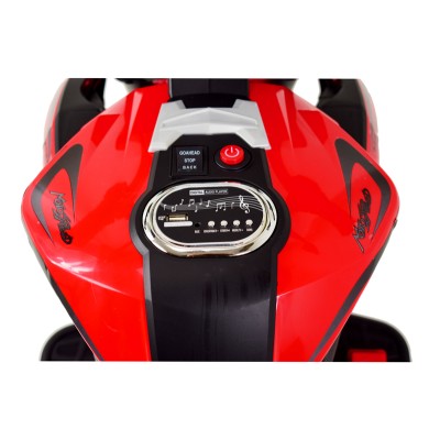NAJNOWSZY  WIELKI MOTOR MOTORSPEED , ŚWIECĄCE KOŁA, PANEL, DŹWIĘKI, SKÓRA/HT-9788