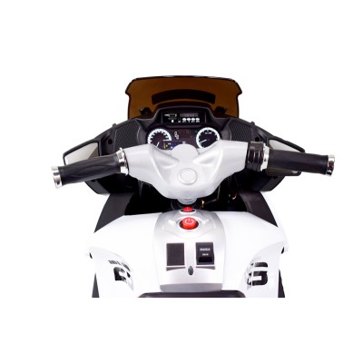 MEGA MOTOR Z GAZEM W RĄCZCE, HAMULCEM, KOŁA EVA/XMX609