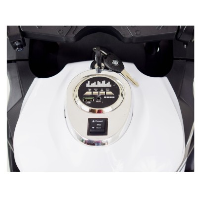 MEGA MOTOR ŚCIGACZ STRONG 2 EXCLUSIVE, ŚWIECĄCE KOŁA, GAZ W MANETCE, HAMULEC/DLS07