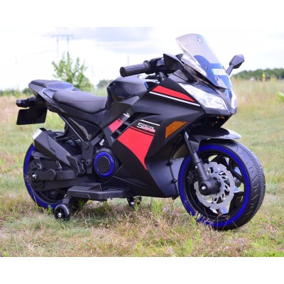 MEGA MOTOR ŚCIGACZ STRONG 2 EXCLUSIVE, ŚWIECĄCE KOŁA, GAZ W MANETCE, HAMULEC/DLS07