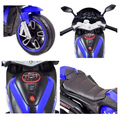 SUPER MOTOR 3 KOŁOWY PROMOTO, MIĘKKIE SIEDZENIE, OŚWIETLENIE/LT618