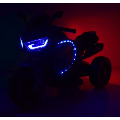 SUPER MOTOR 3 KOŁOWY PROMOTO, MIĘKKIE SIEDZENIE, OŚWIETLENIE/LT618