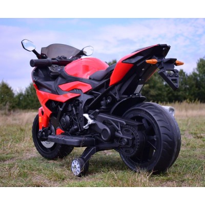 NAJNOWSZY MOTOR ŚCIGACZ KOŁA EVA, MIĘKKIE SIEDZENIE, GAZ W MANETCE, HAMULEC/5-1000