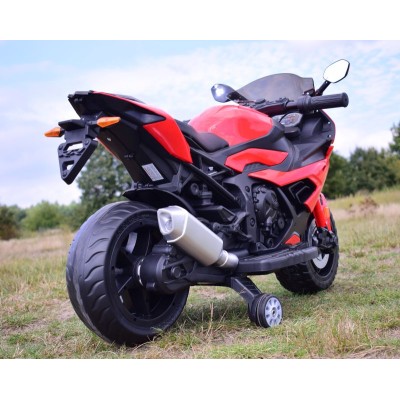 NAJNOWSZY MOTOR ŚCIGACZ KOŁA EVA, MIĘKKIE SIEDZENIE, GAZ W MANETCE, HAMULEC/5-1000