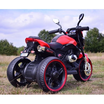 MOTOR MOTO 3 KOŁOWY, ŚWIECĄCE KOŁA, GAZ W MANETCE/BH818