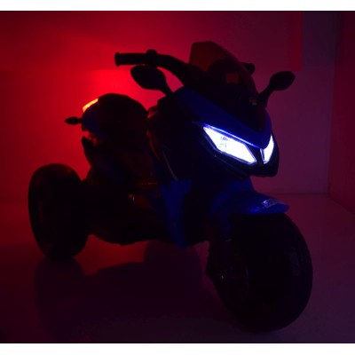 MEGA MOTOR 3 KOŁOWY - MIĘKKIE KOŁA EVA, MIĘKKIE PIKOWANE SIEDZENIE/HS-5188